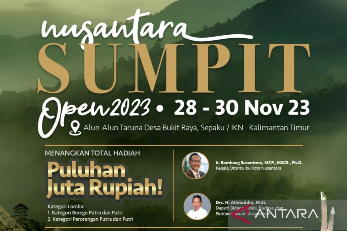 Ratusan atlet sumpit berlaga pada Nusantara Sumpit Open 2023  di IKN