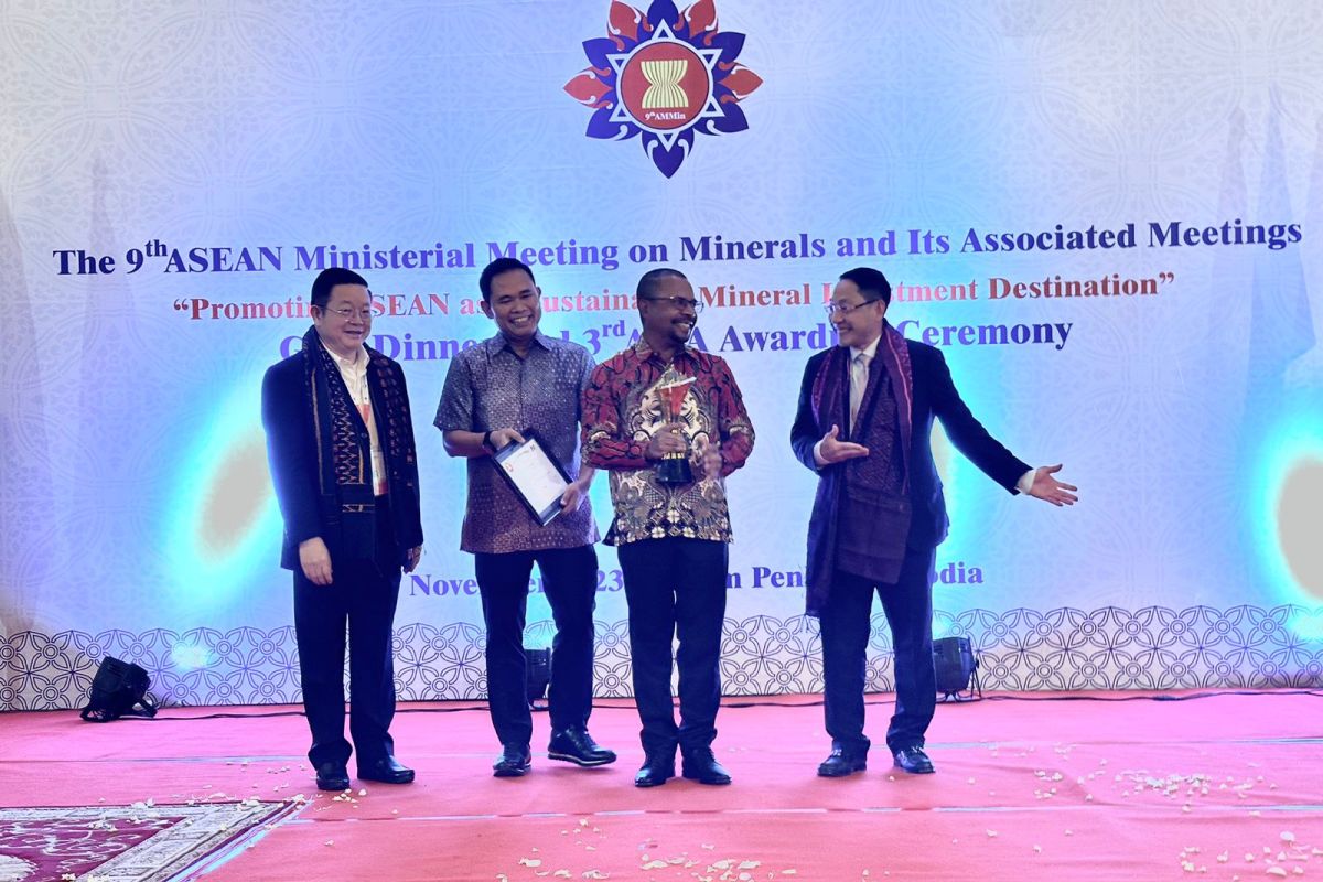 PTFI raih penghargaan ASEAN Mineral Awards 2023 di Kamboja