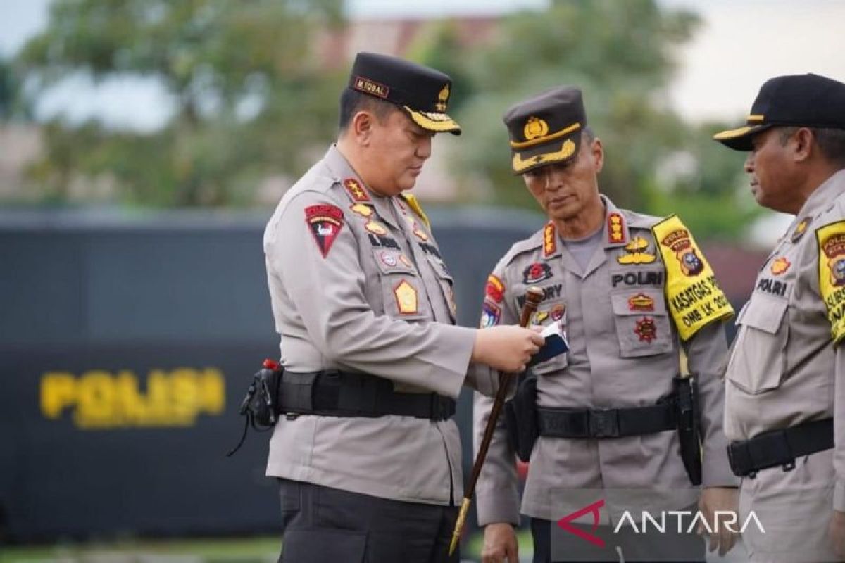 Gelar Apel Kesiapan Pengamanan Kampanye, Kapolda Riau tekankan integritas