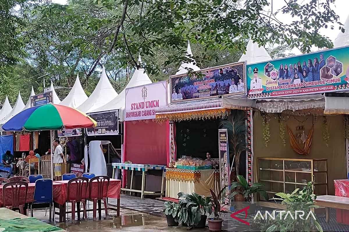 Puluhan UMKM ramaikan bazar MTQ Aceh di Simeulue