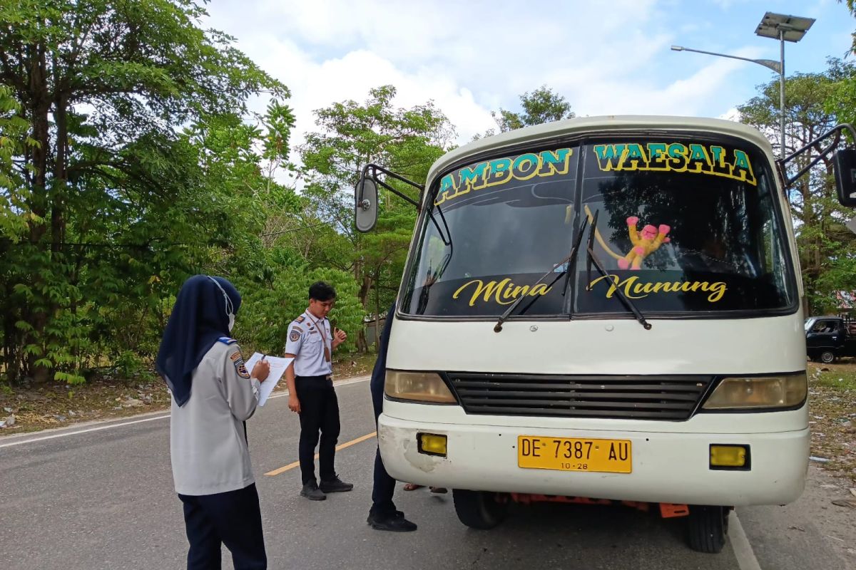 BPTD Maluku cek  kesiapan kendaraan penumpang bus jelang Nataru