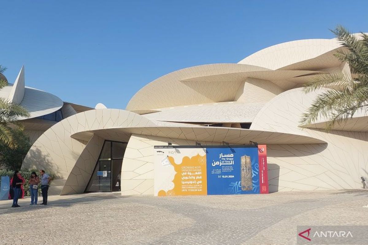 Di Museum Nasional Qatar bisa telusuri sejarah Qatar