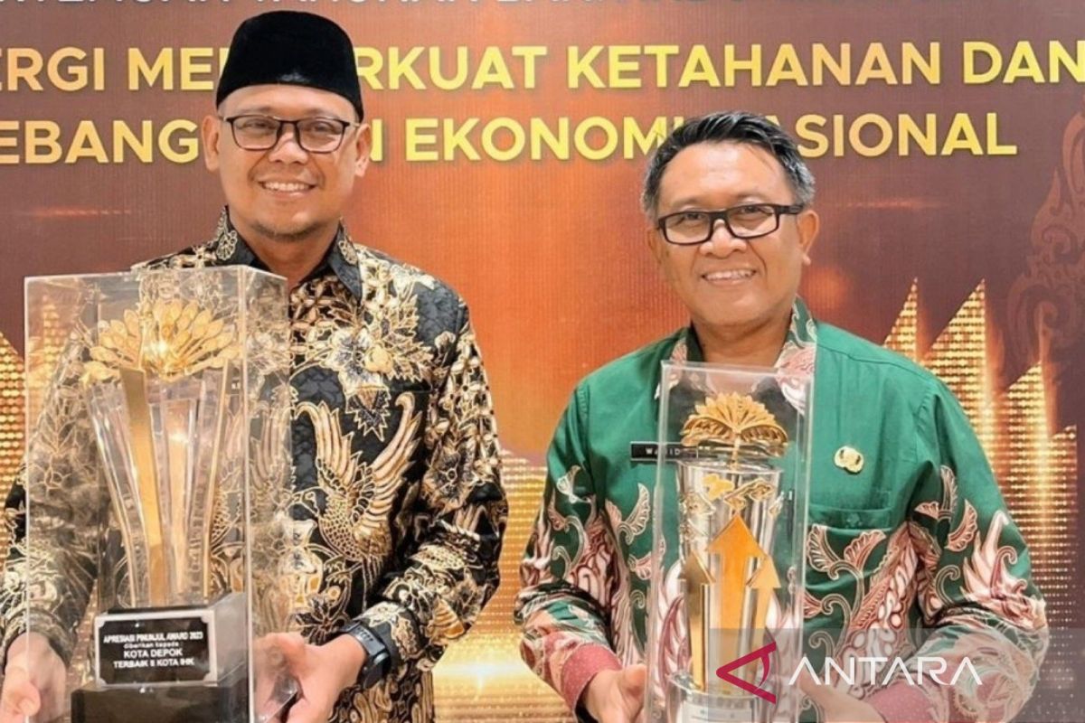 Depok raih penghargaan Jawara ekonomi digital dan program inflasi