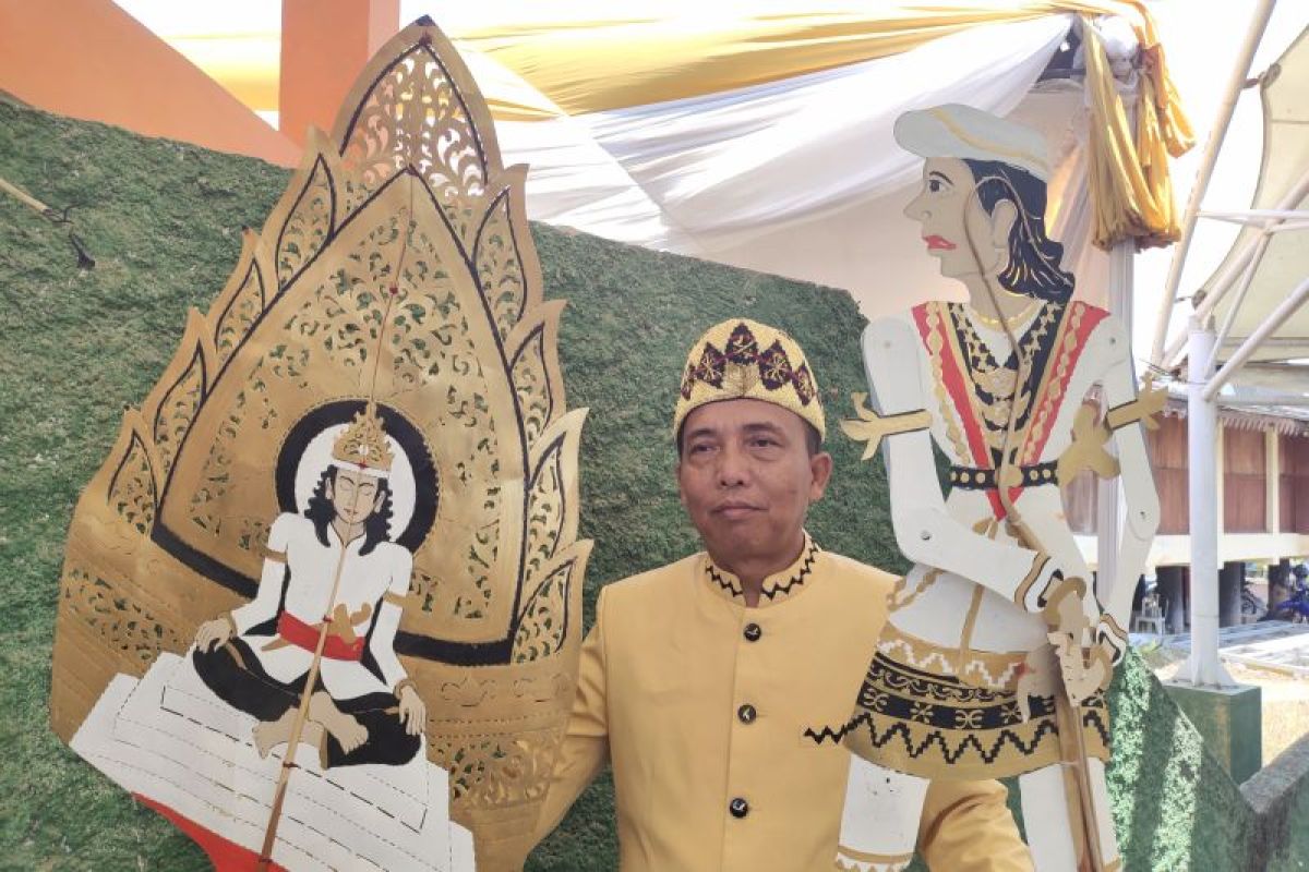 Wayang sekelik, tampilkan budaya Jawa dan Lampung