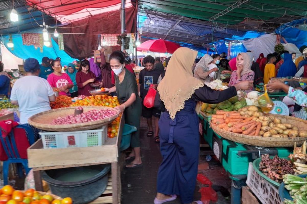 Pembangunan Pasar Tradisional Jangkar di Bengkulu sudah 80 persen