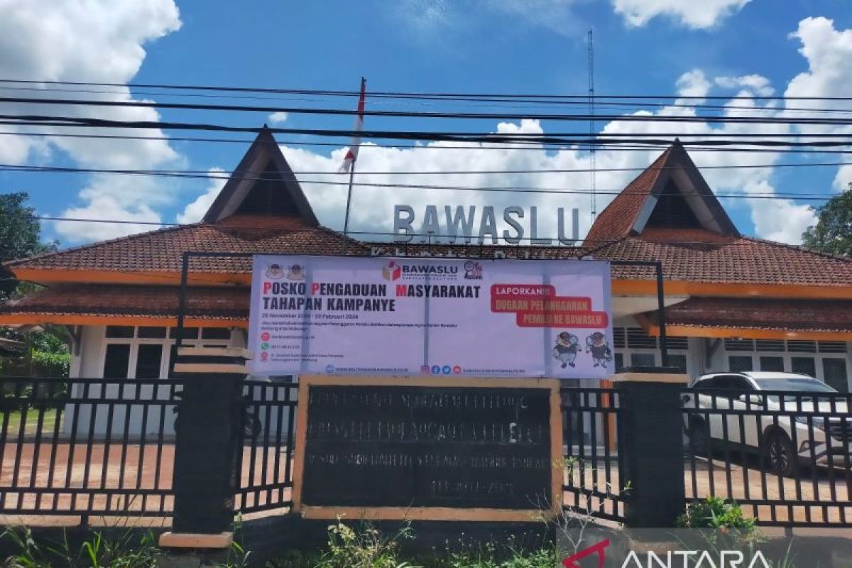 Bawaslu Belitung buka posko pengaduan pelanggaran kampanye Pemilu 2024