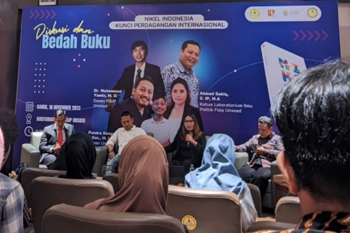 Laboratorium Ilmu Politik Unsoed gelar Diskusi dan Bedah Buku "Nikel Indonesia"