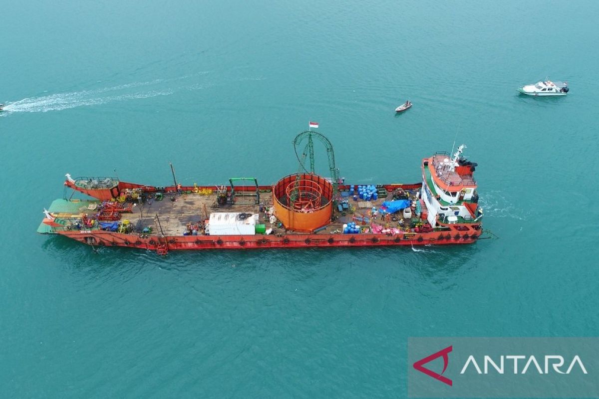 Saluran Kabel Laut Pulau Batam - Pulau Buluh sepanjang 1,16 kms berhasil terhubung