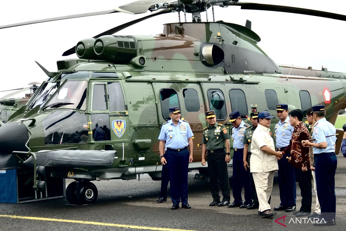 Heli Airbus H225M TNI AU dirakit di PT DI Bandung