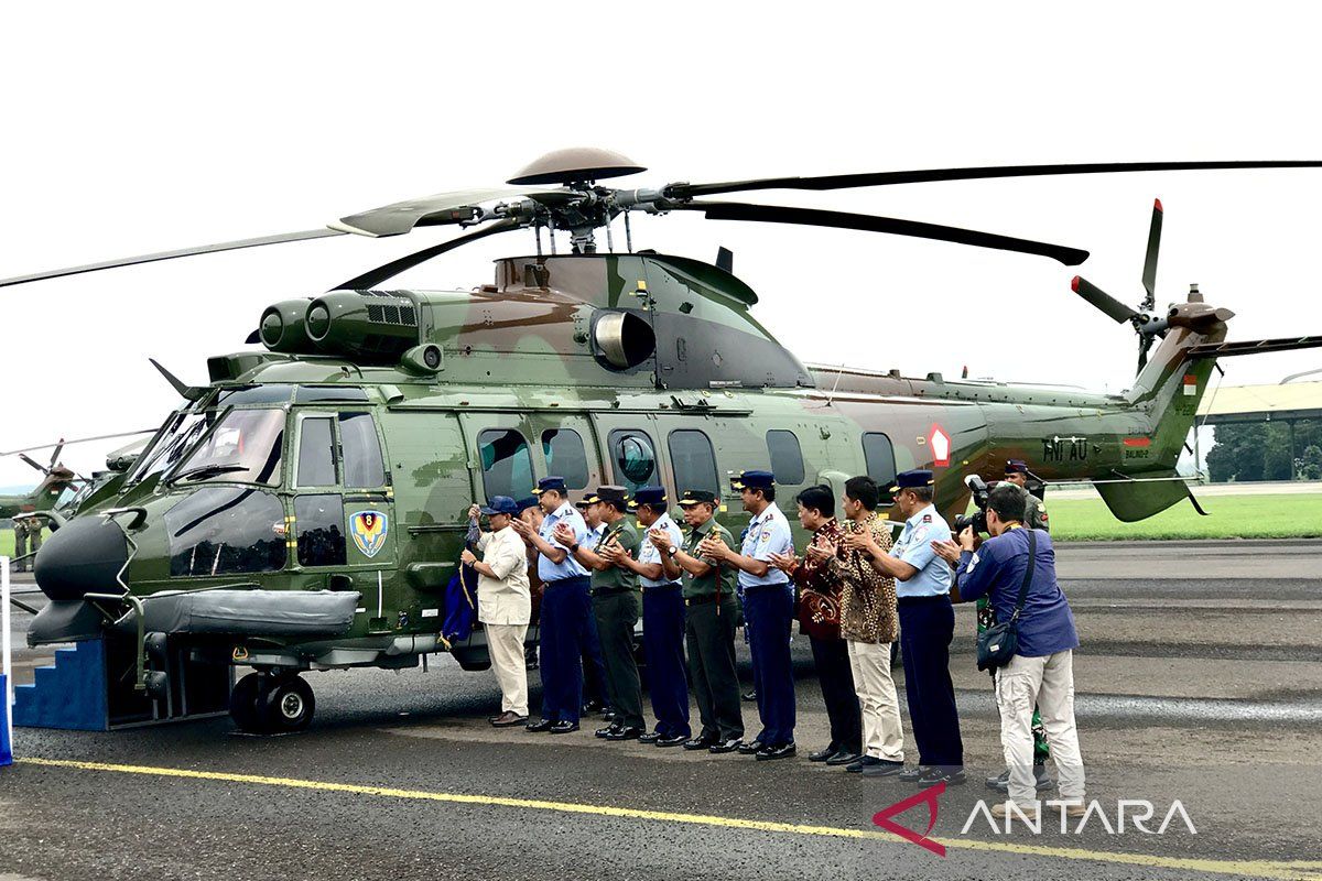 TNI AU terima delapan unit helikopter H225M dari Menhan Prabowo