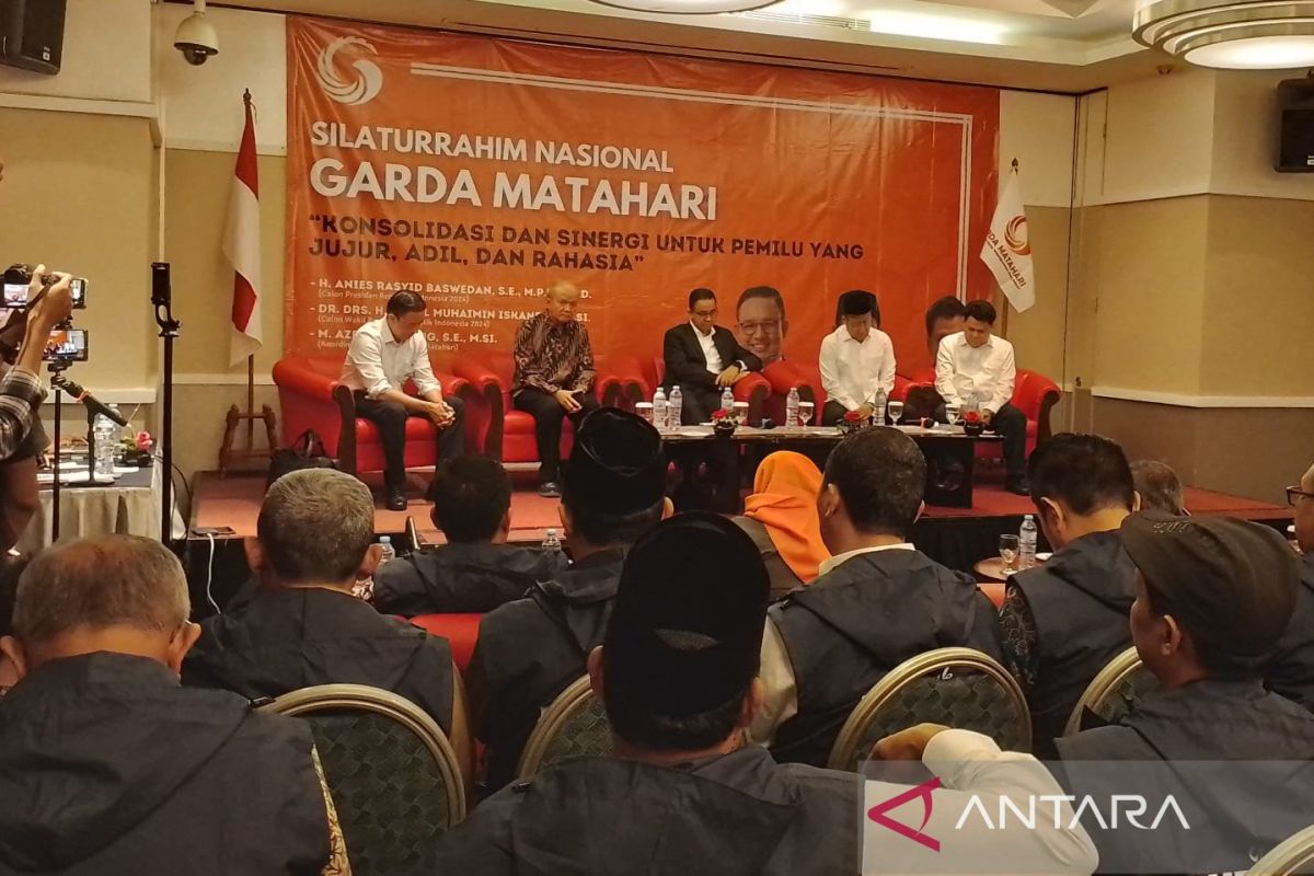 Anies dan Muhaimin hadiri silaturahmi nasional garda matahari