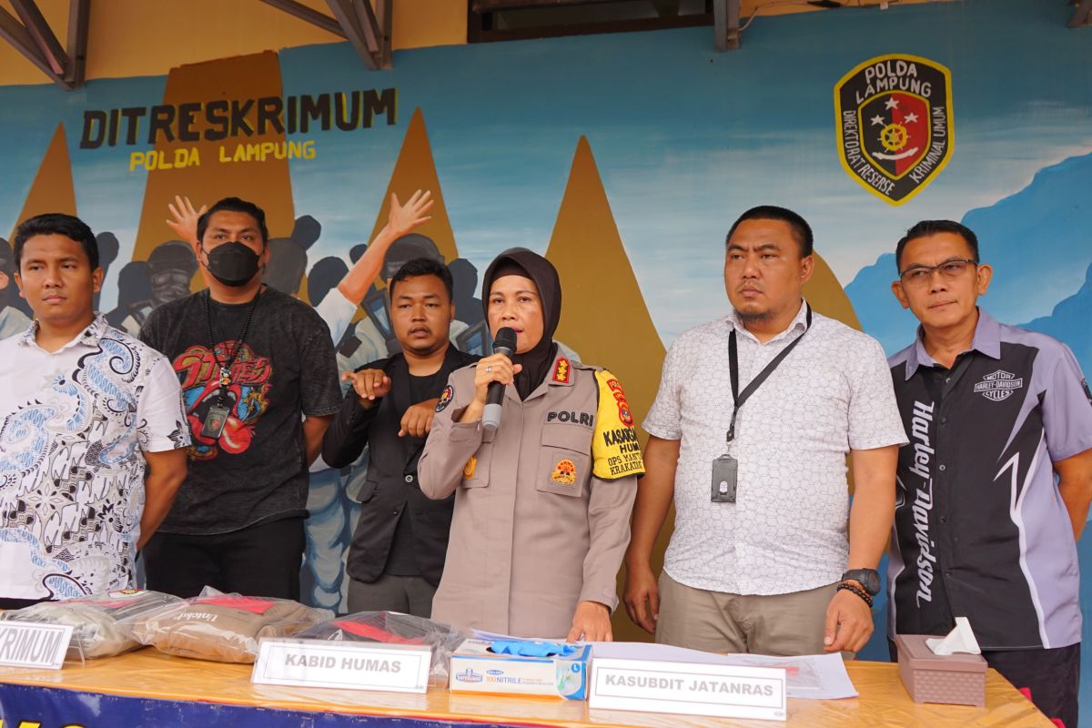 Polda Lampung ringkus tiga pelaku curanmor kerap beraksi di tempat kos