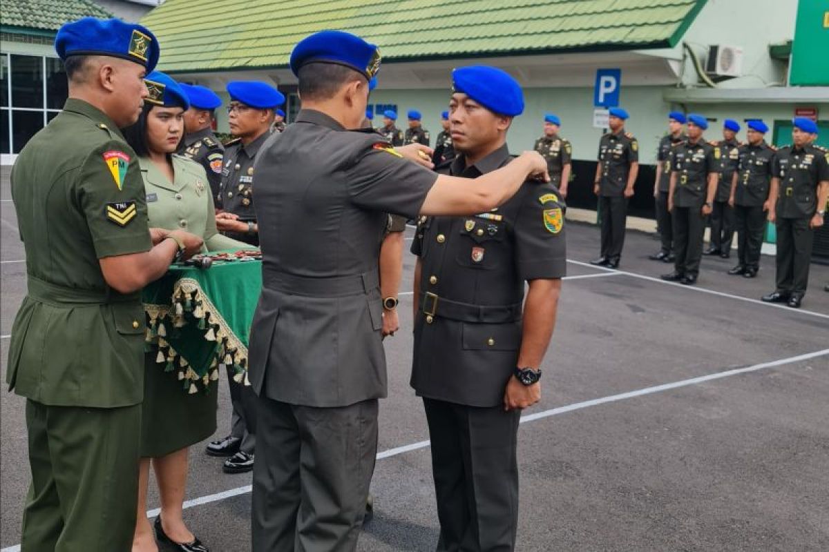 Haru Prabowo, mantan perwira Paspampres jabat Komandan Denpom II/3 Lampung