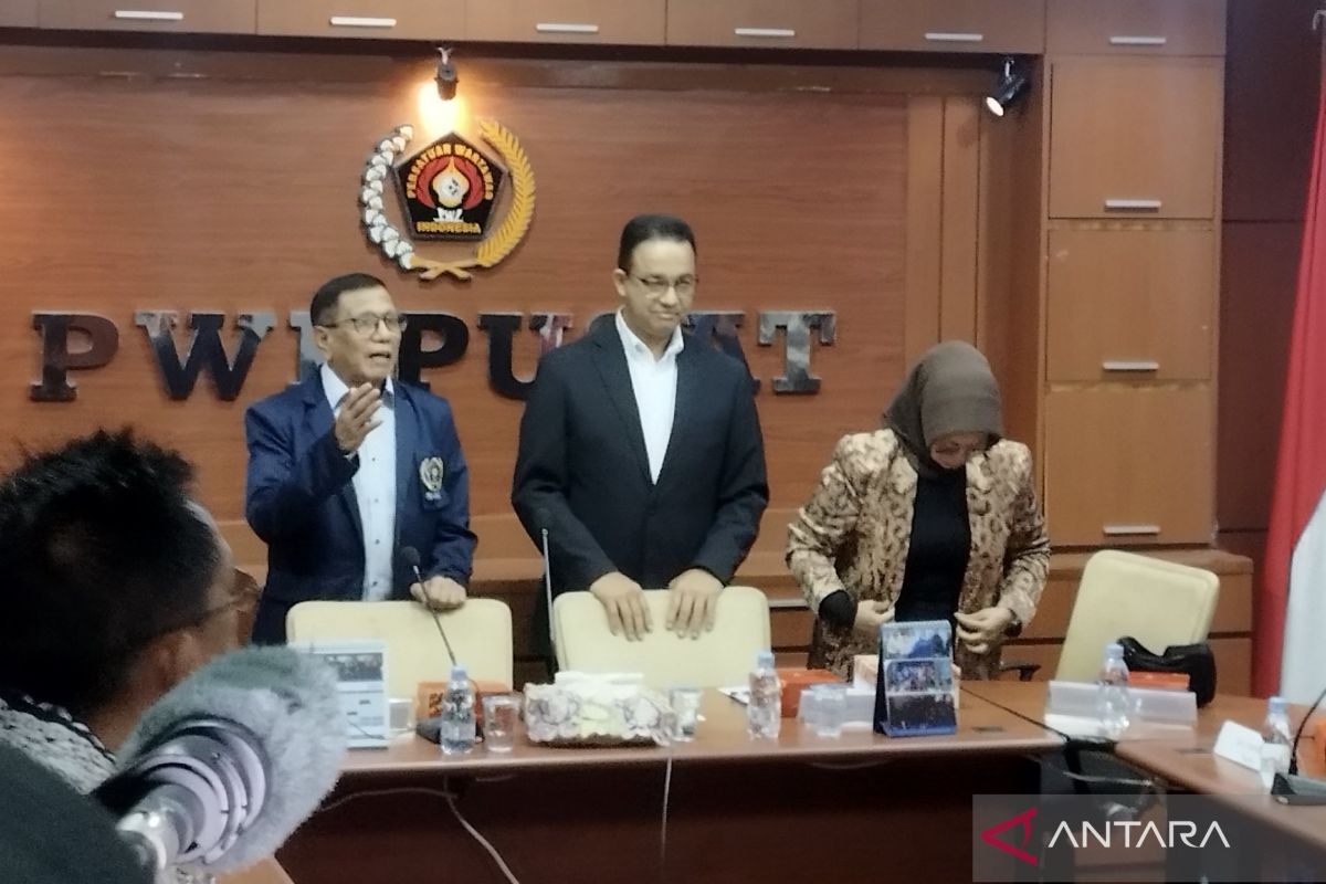 Anies Baswedan temui pengurus PWI Pusat bahas visi makmurkan Indonesia
