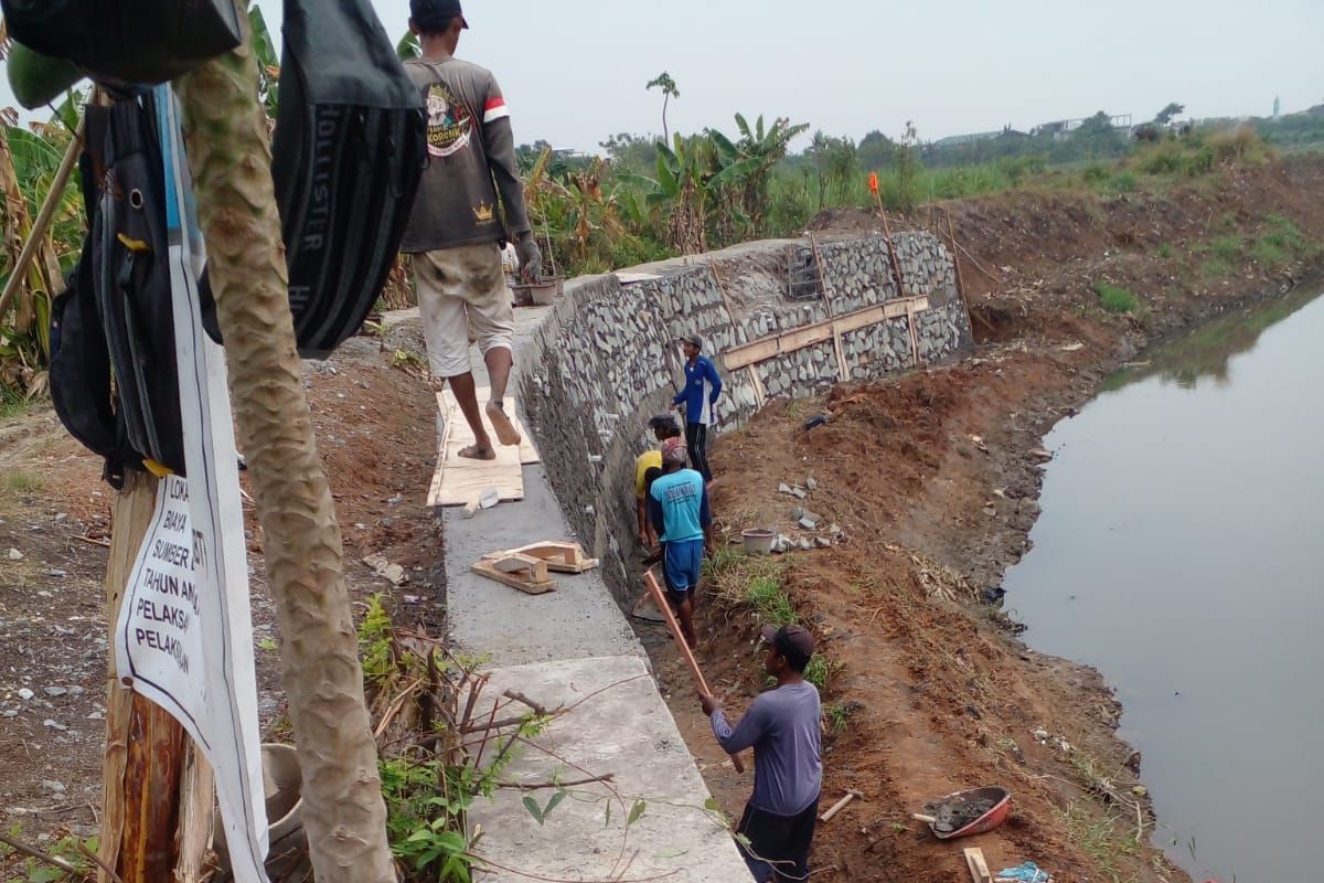 Pembangunan turap Kali Ledug atasi banjir di Periuk Tangerang