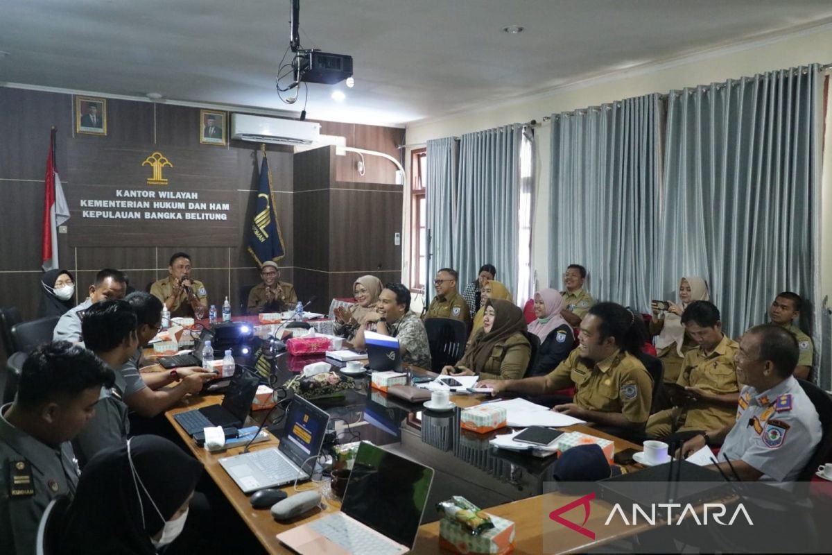 Kemenkumham Babel harmoninasikan 51 raperda