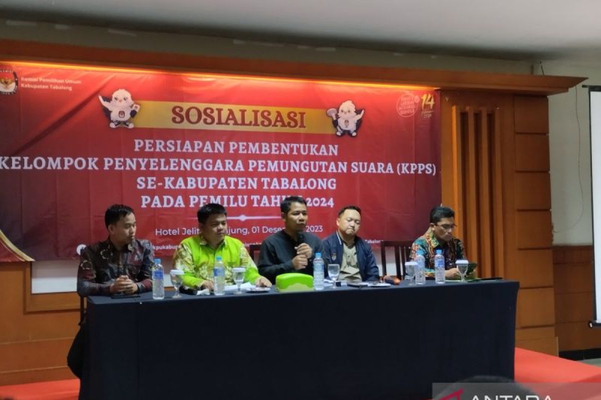 KPU Tabalong gelar sosialisasi pembentukan KPPS Pemilu 2024