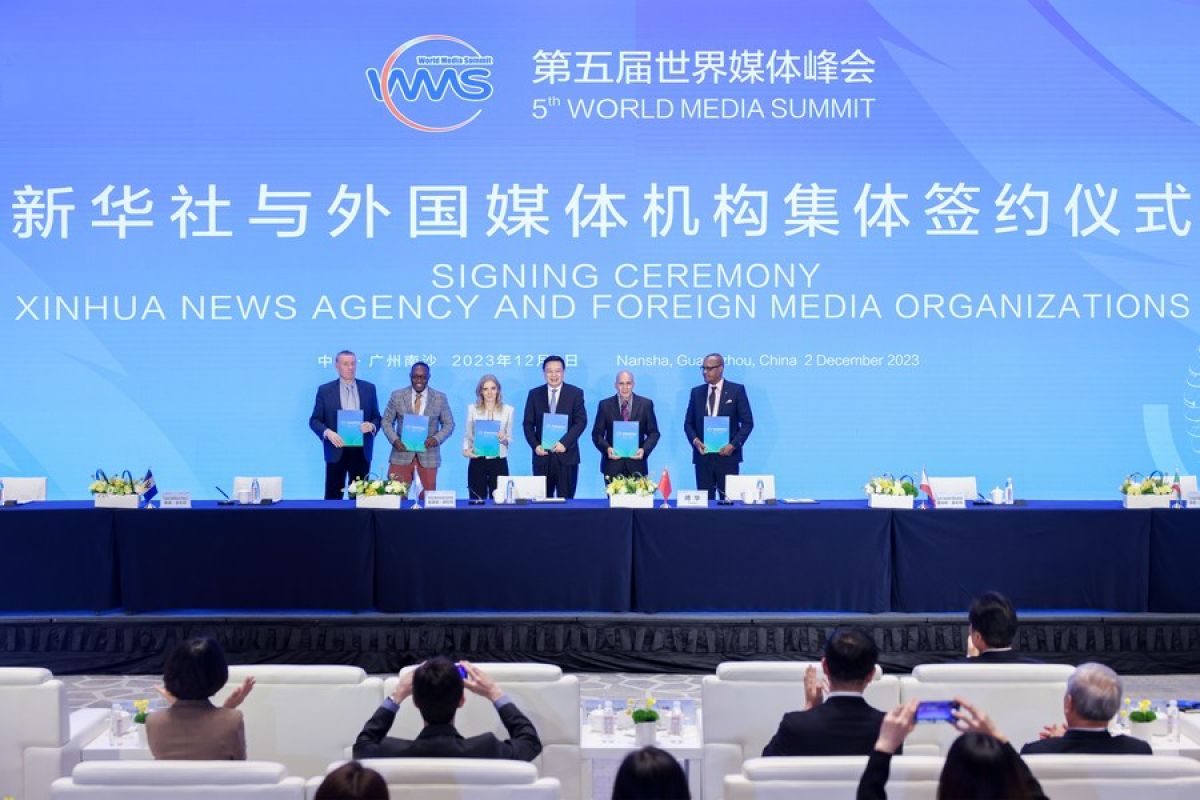 Xinhua teken kesepakatan dengan media dan institusi asing