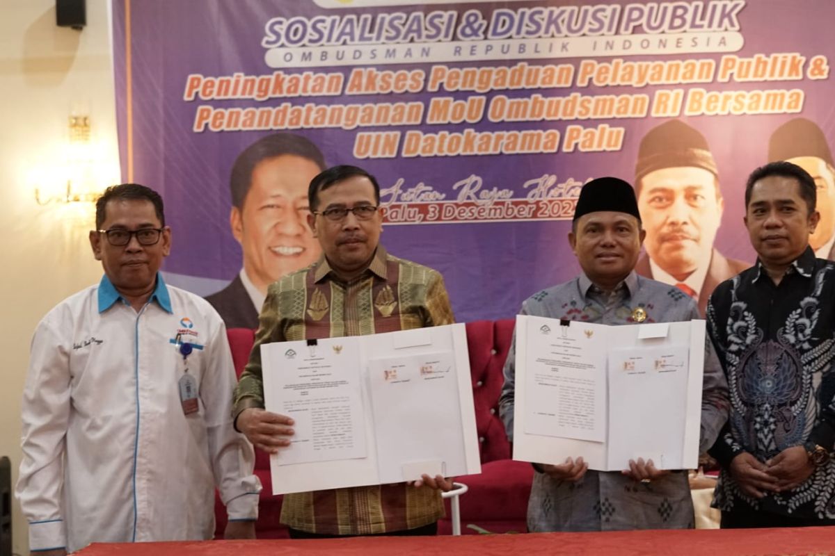 UIN Datokarama Palu-Ombudsman kerja sama tingkatkan kualitas layanan publik