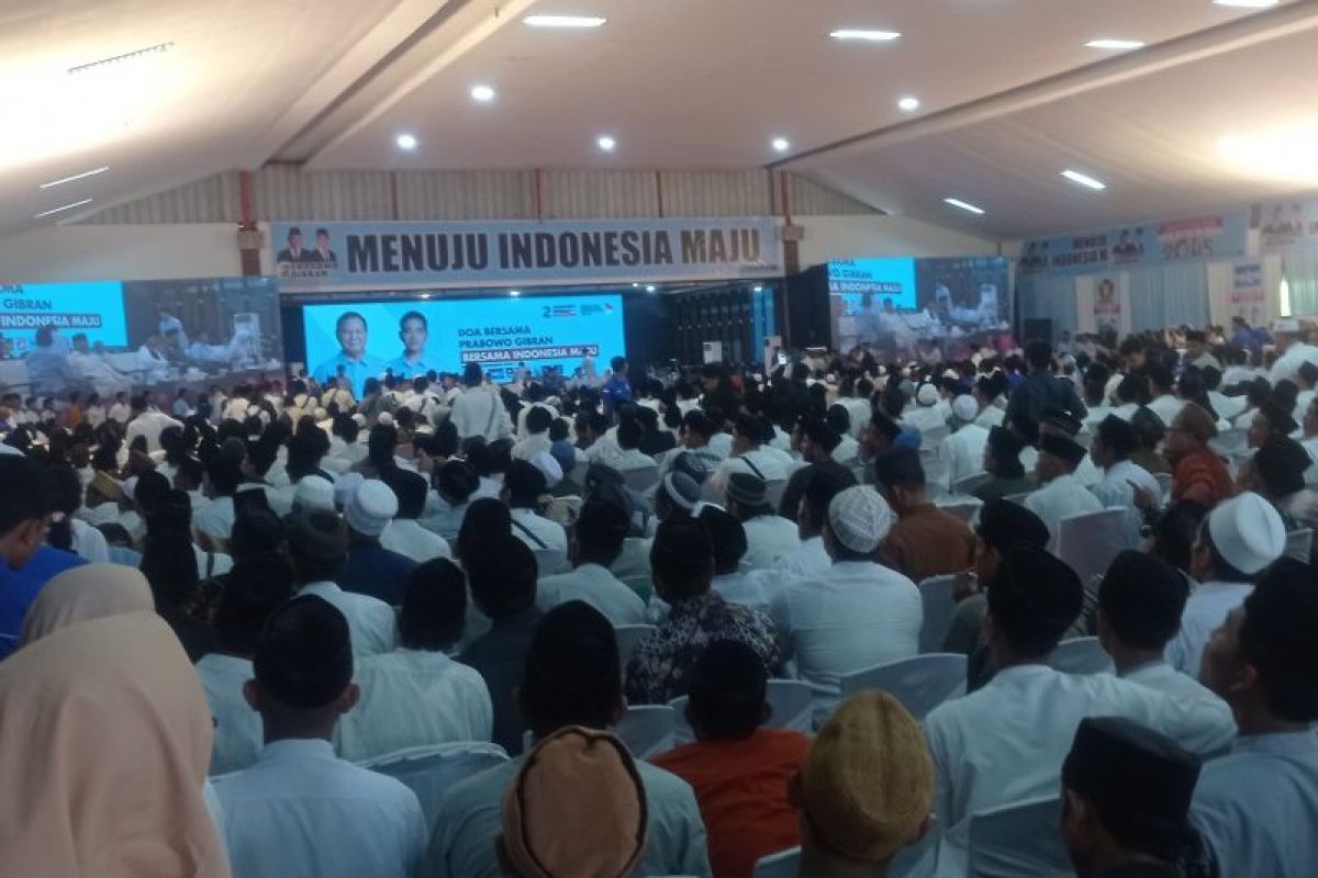Capres Prabowo  terharu atas deklarasi ulama dan warga Lebak