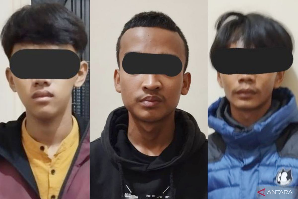 Polisi tangkap tiga pelaku pembacokan tewaskan siswa di Bogor