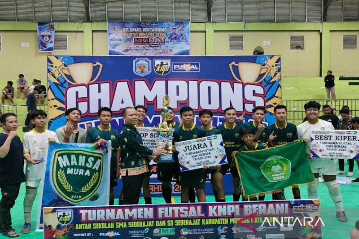 Sebanyak 38 tim tingkat pelajar ikuti Turnamen Futsal KNPI Murung Raya
