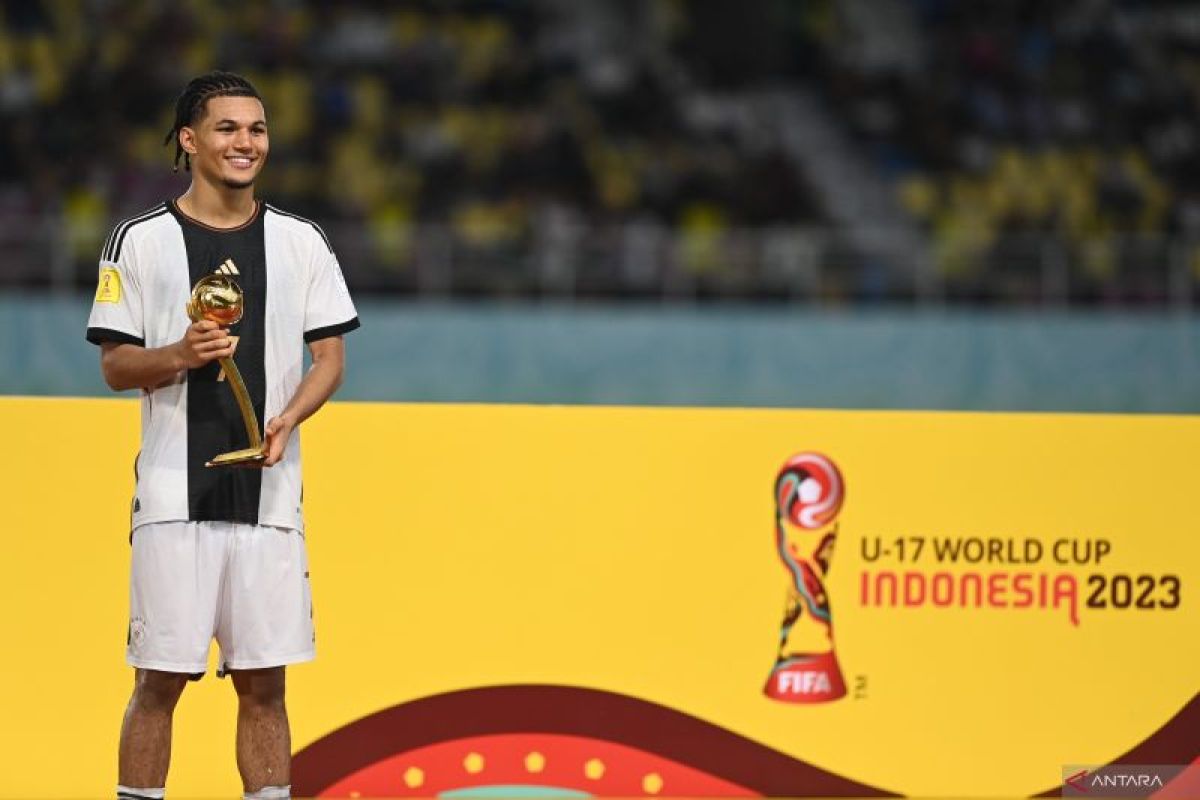 Foto - Paris Brunner pemain terbaik Piala Dunia U-17 2023