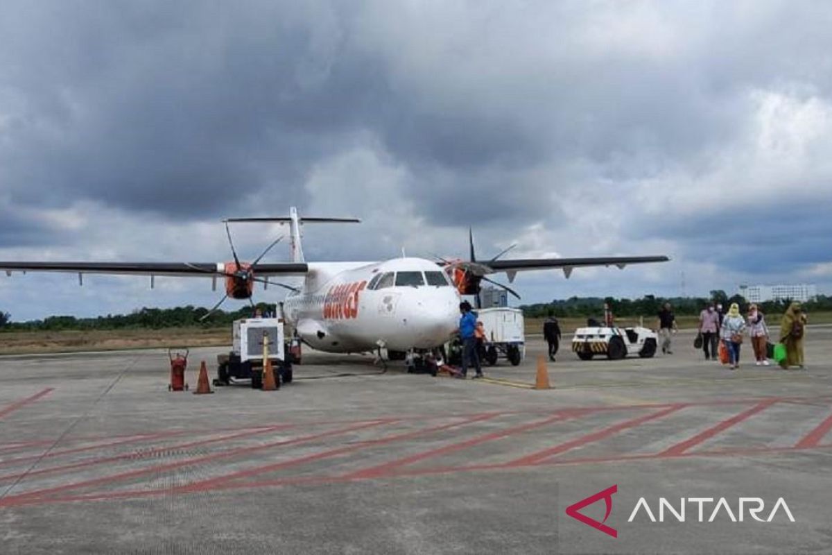 Penumpang tiba di Bandara Bangka Belitung naik 9,06 persen