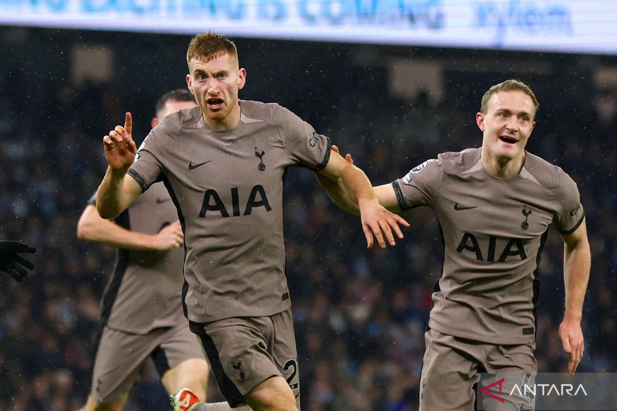 Kulusevski cetak gol dramatis untuk Spurs saat hadapi City