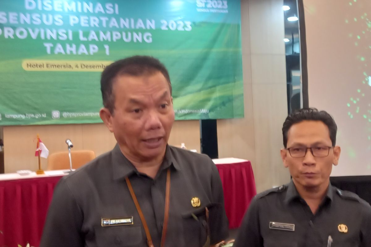 Sensus Pertanian BPS Lampung didominasi subsektor tanaman pangan