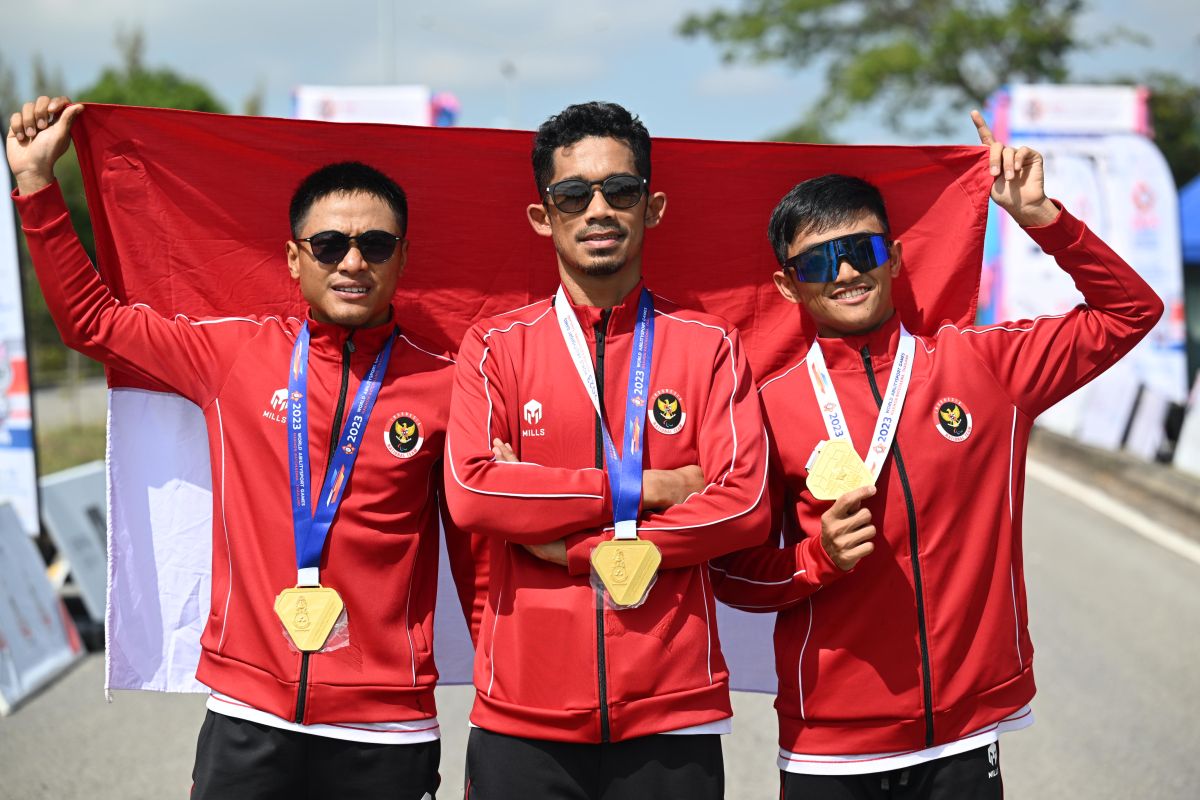 Para balap sepeda Indonesia raih tiga emas di WAG 2023 Thailand