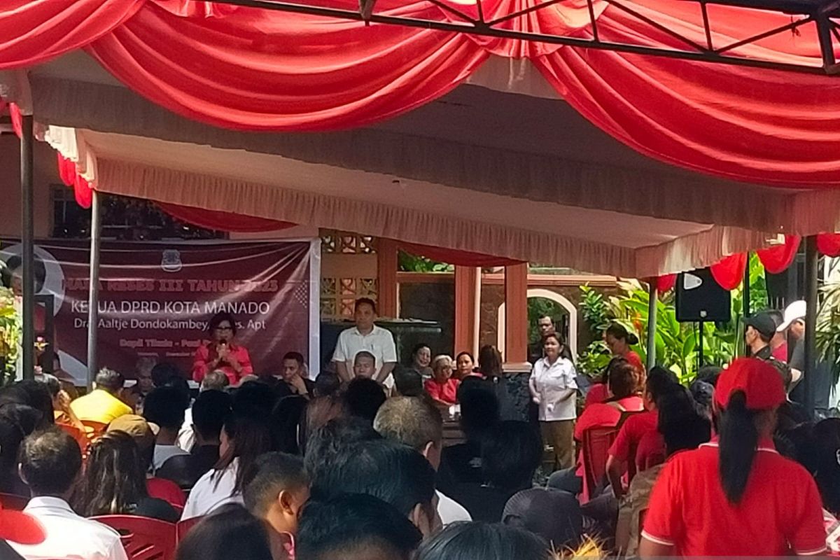 Ketua DPRD Manado reses di Tikala Baru