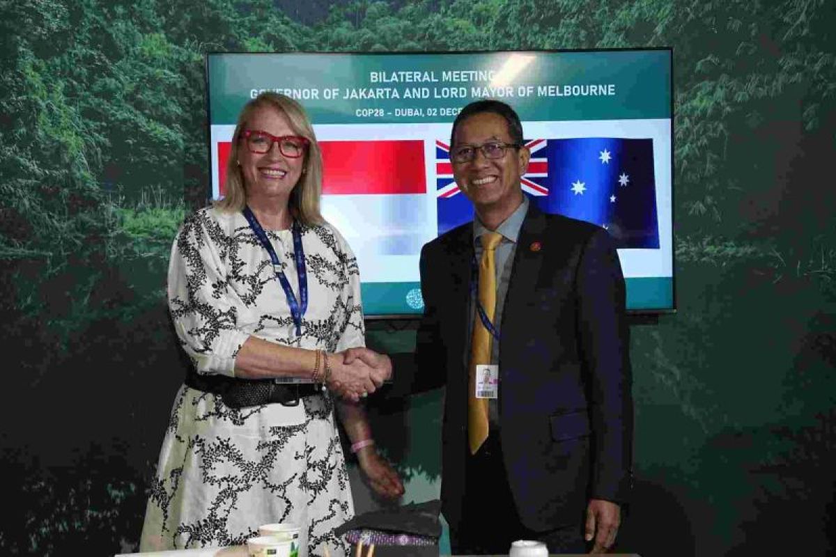 Jakarta governor, Melbourne mayor discuss cooperation, climate change