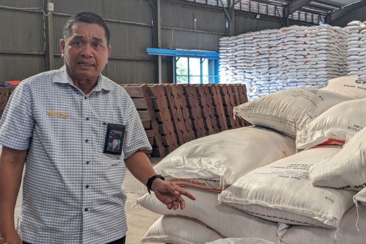 Cadangan beras di Sumut 60 ribu ton pada Desember 2023