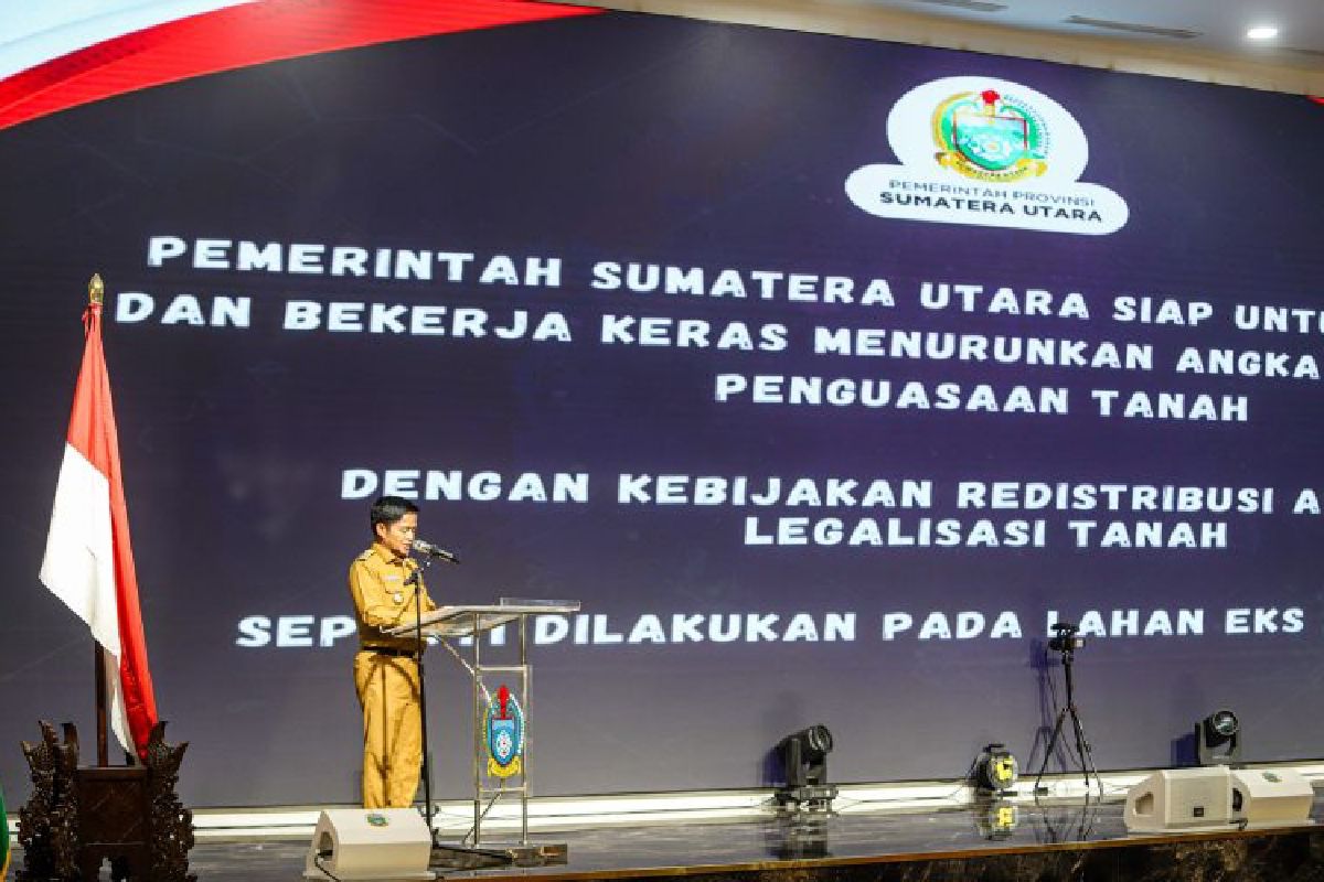 Pemerintah Provinsi Sumut fokus percepat program reforma agraria