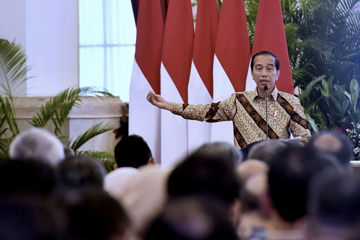 Presiden Jokowi bicara soal jatah Menteri Pertahanan yang diklaim Cak Imin