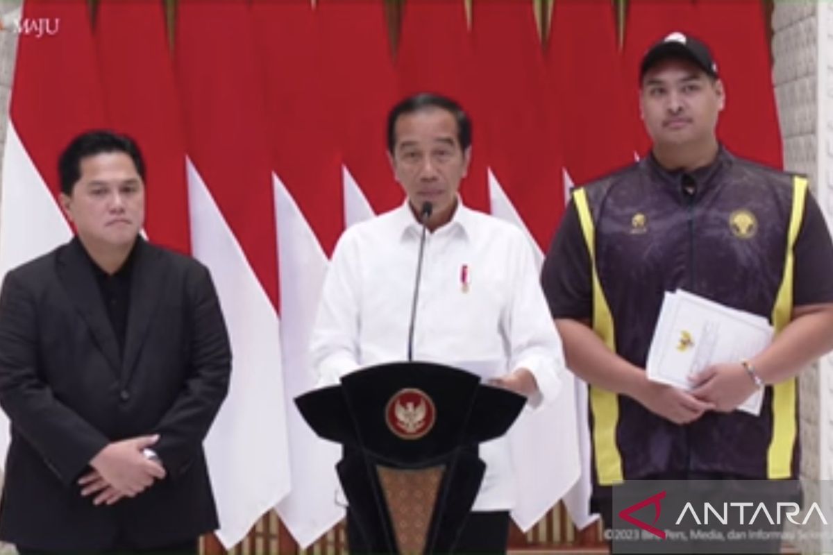 Presiden Jokowi sebut Piala Dunia U-17 wujudkan citra positif Indonesia di mata dunia