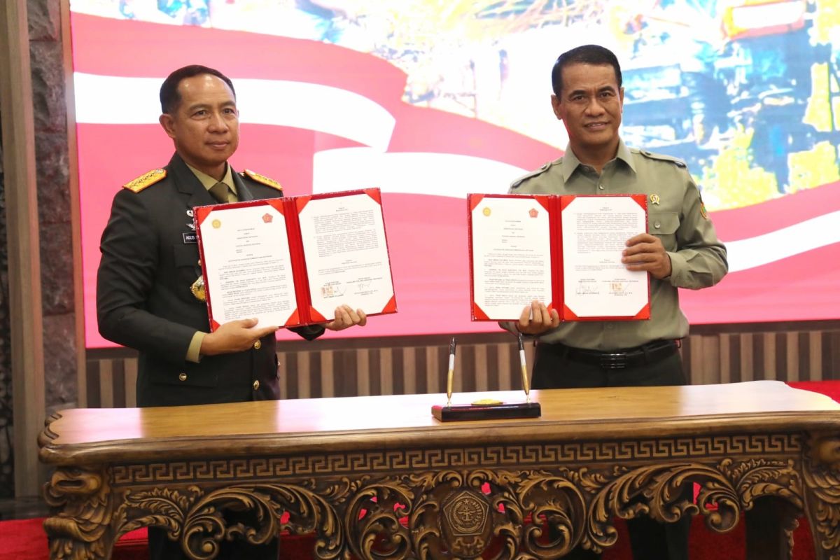 Kementan bersinergi dengan TNI wujudkan swasembada pangan