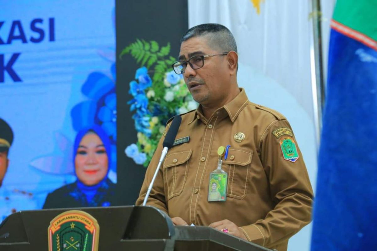 Bupati Labura buka pelatihan aplikasi SIM PKK