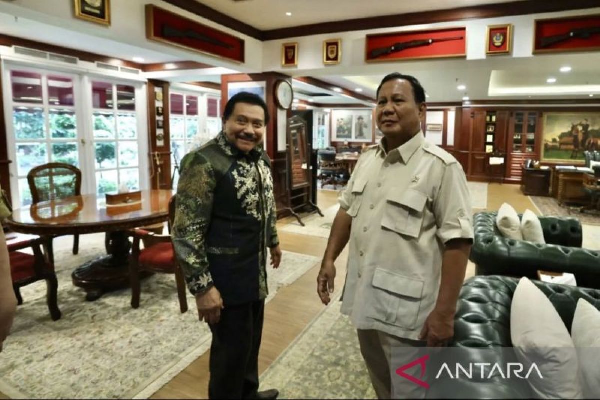 Prabowo terima kunjungan mantan Kepala BIN Hendropriyono