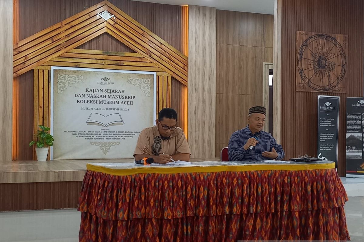 Museum Aceh kaji manuskrip kuno, wariskan khazanah budaya ke generasi muda