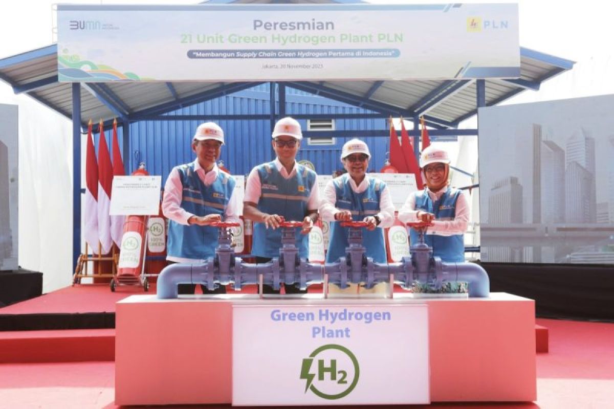 PLN Resmikan 21 unit Green Hydrogen Plant, berikut kemampuan produksinya per tahun