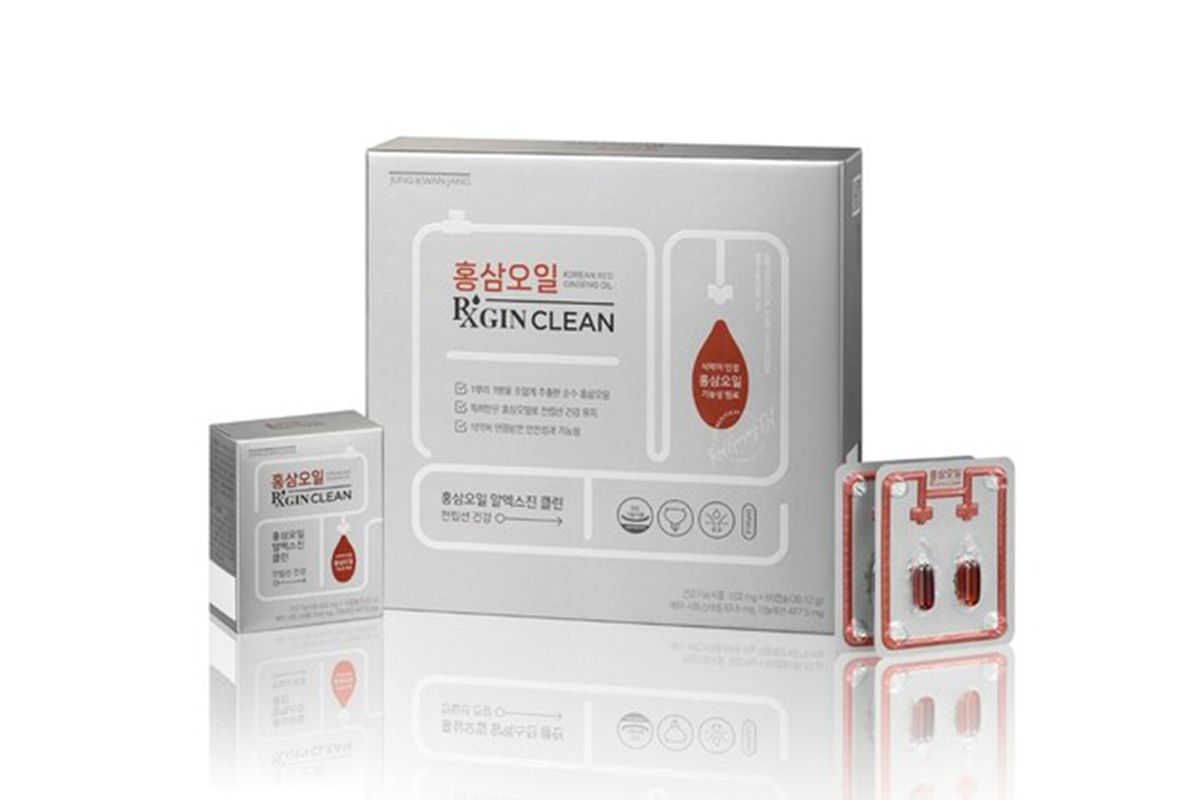 "JUNG KWAN JANG Red Ginseng Oil RXGIN Clean", Minyak Ginseng Merah, Sangat Populer di Korea