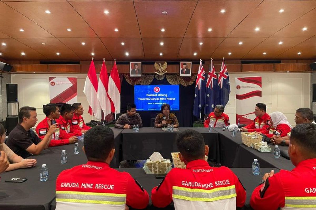 KJRI Perth apresiasi Tim Indonesia Garuda Mine Rescue di MERC 2023 - ANTARA News