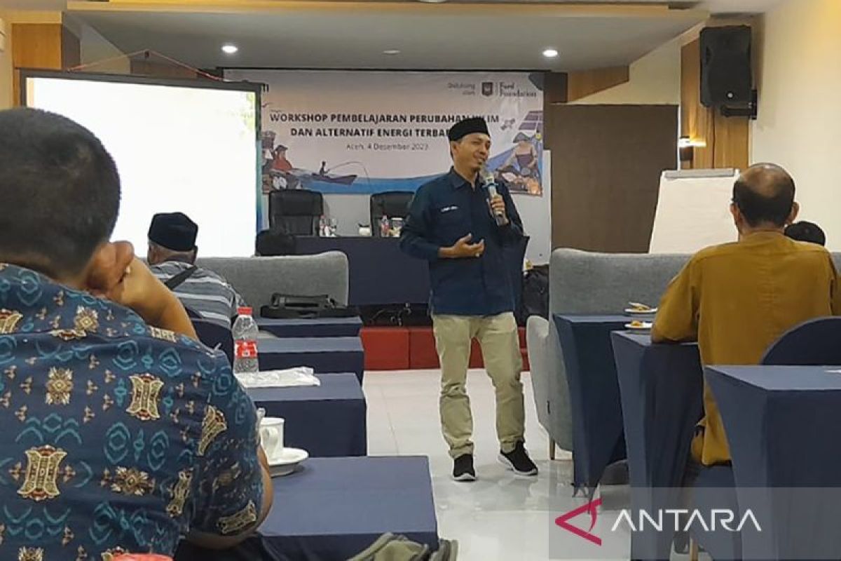 Nelayan di Aceh dibekali pengetahuan perubahan iklim dan EBT