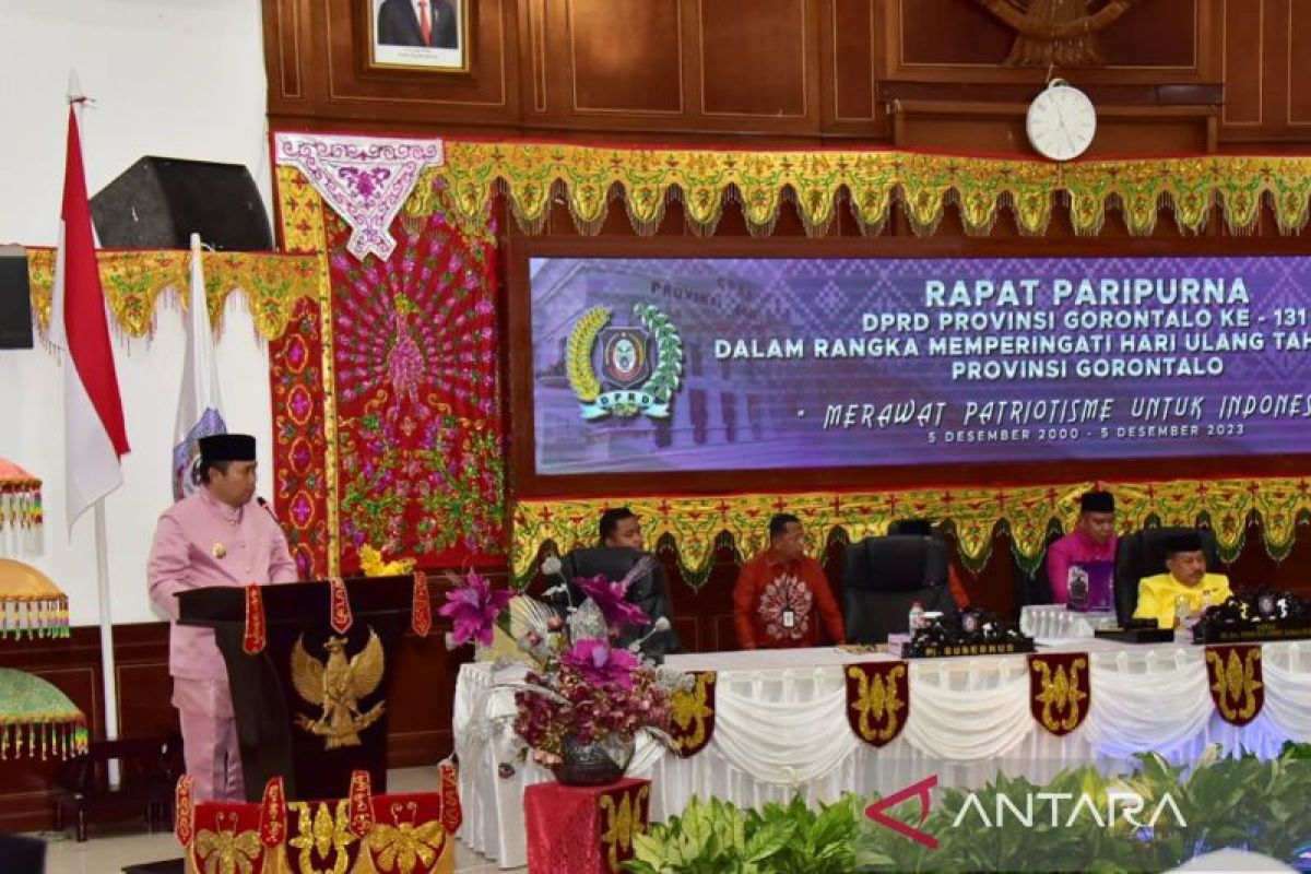 Pj Gubernur paparkan capaian Pemprov Gorontalo pada HUT ke-23