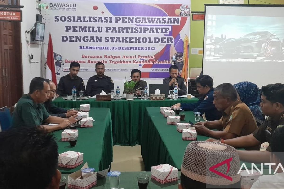 Panwaslih Abdya ajak masyarakat awasi Pemilu 2024