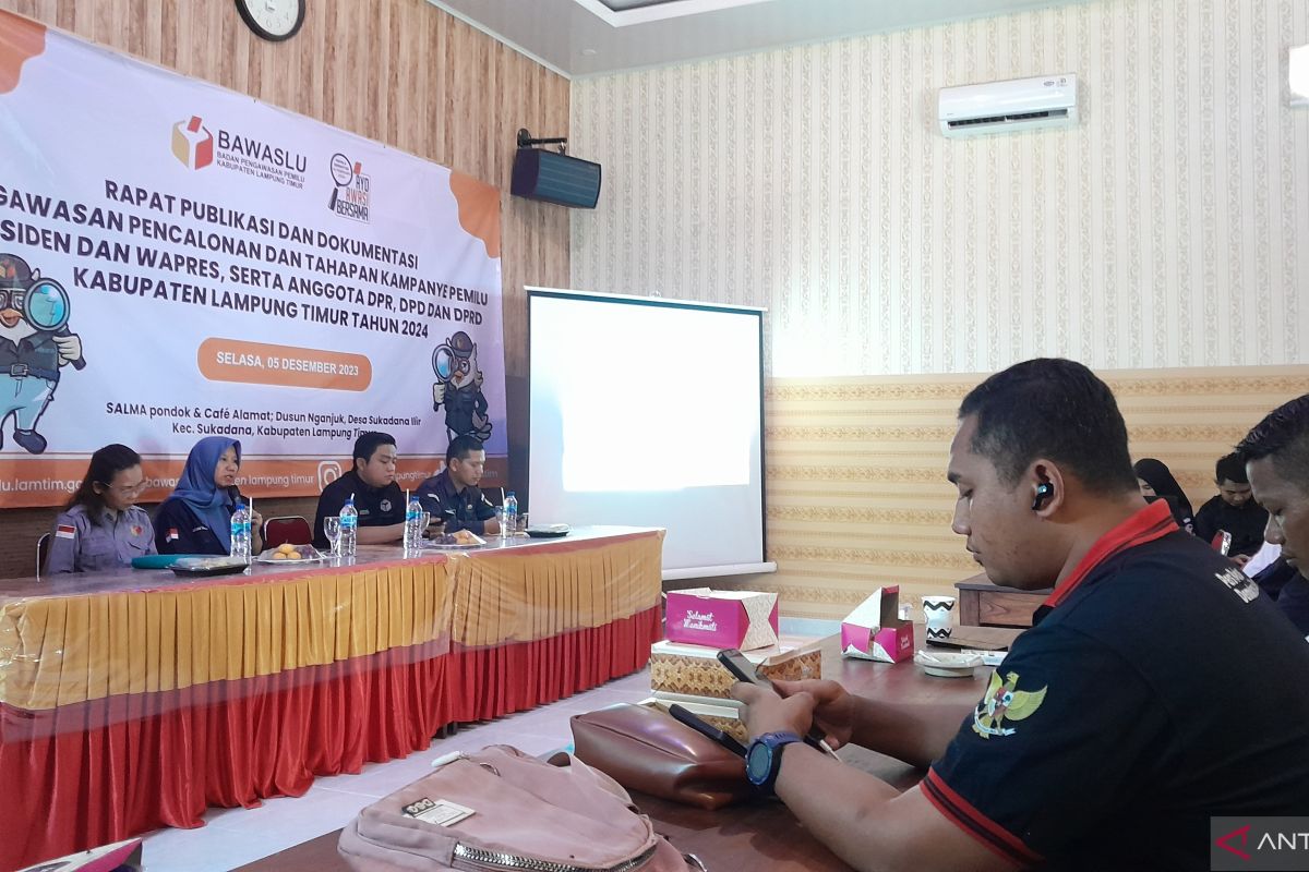 Bawaslu Lampung Timur tingkatkan partisipasi masyarakat untuk mencegah pelanggaran pemilu