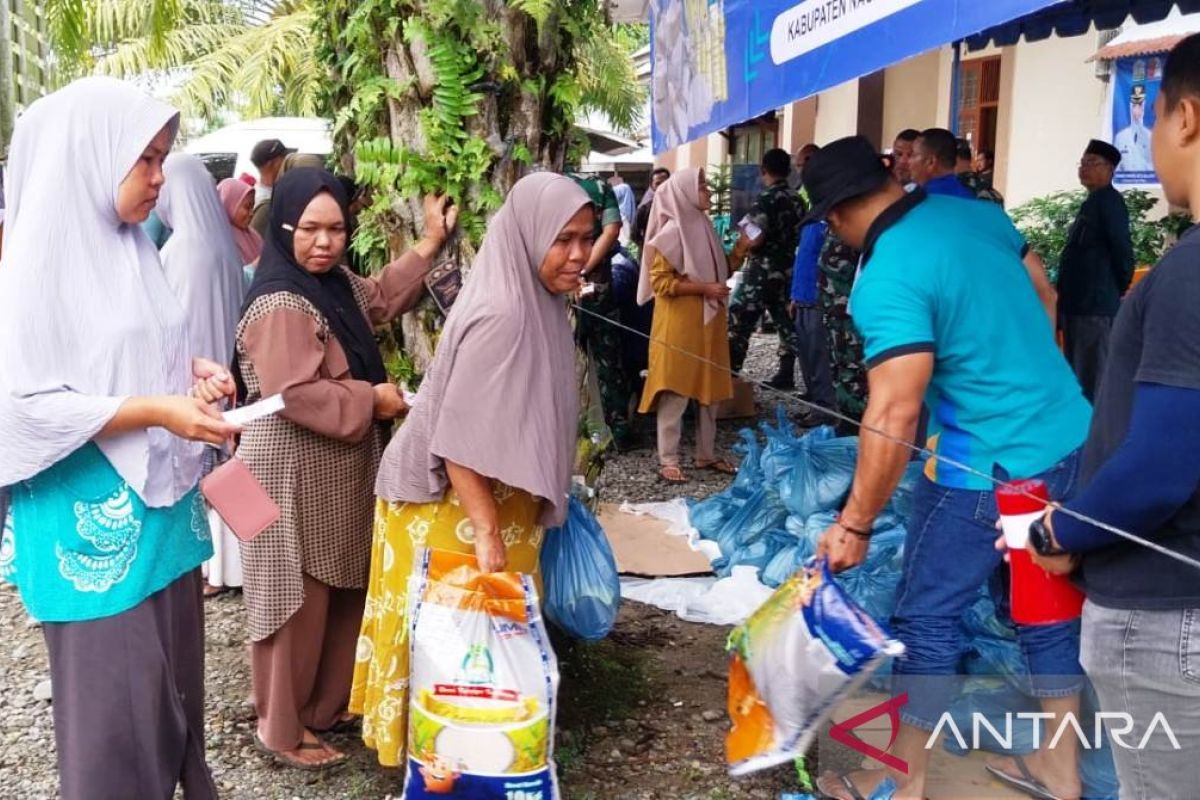 Nagan Raya Aceh menggelar operasi pasar tanggap inflasi