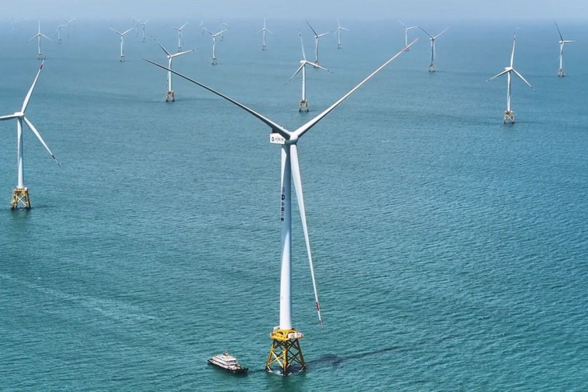 China mulai bangun basis nasional untuk uji turbin angin lepas pantai
